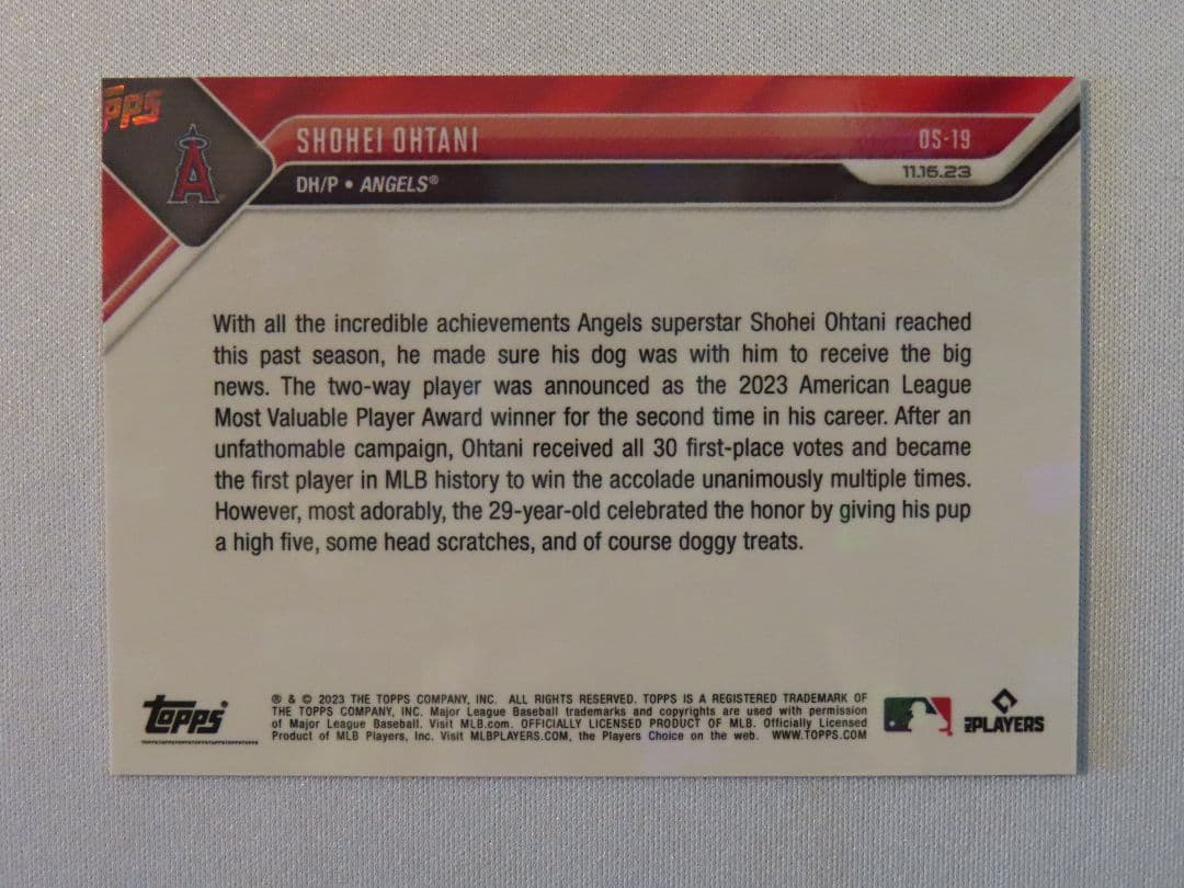 topps now 大谷翔平 OS-19 トップスナウ エンゼルス 35