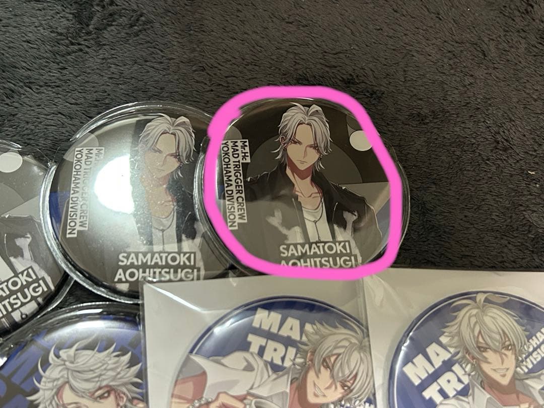 ヒプマイ　碧棺左馬刻　缶バッジ