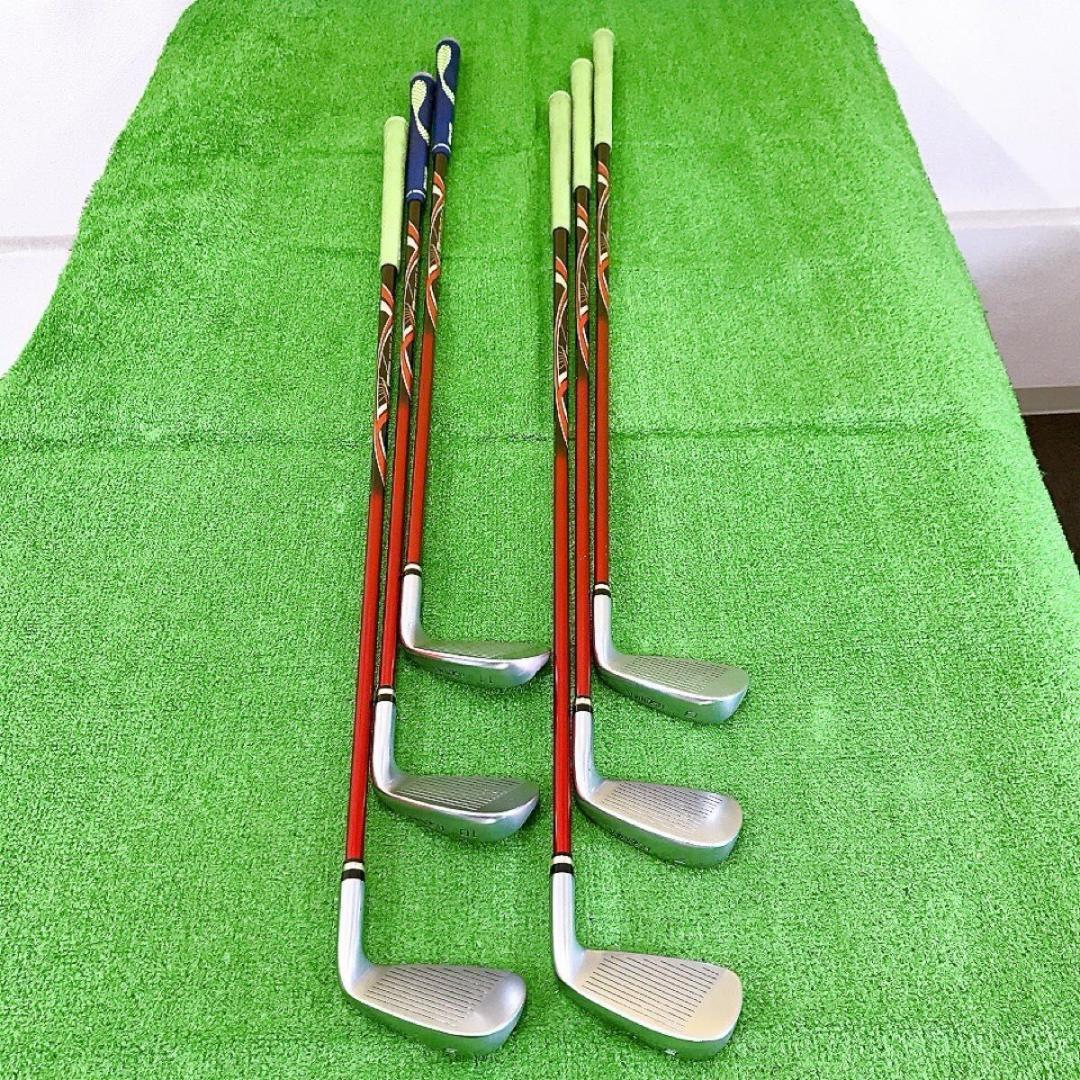 テ43★★2星2S ホンマベレス IS-03 6本レフティアイアンセット 金 左