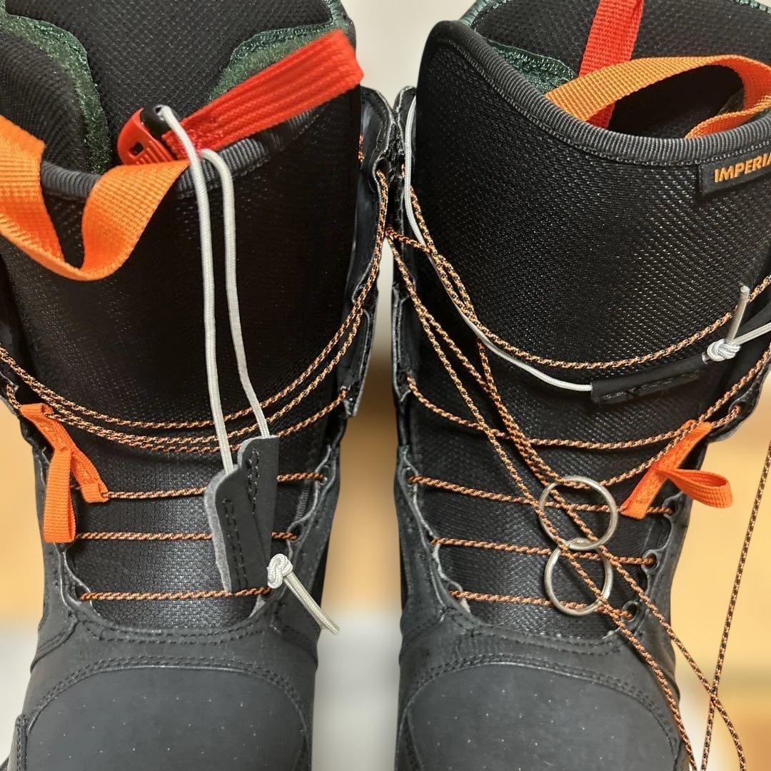 BURTON IMPERIAL ASIAN FIT 29㎝　ブラック　オレンジ