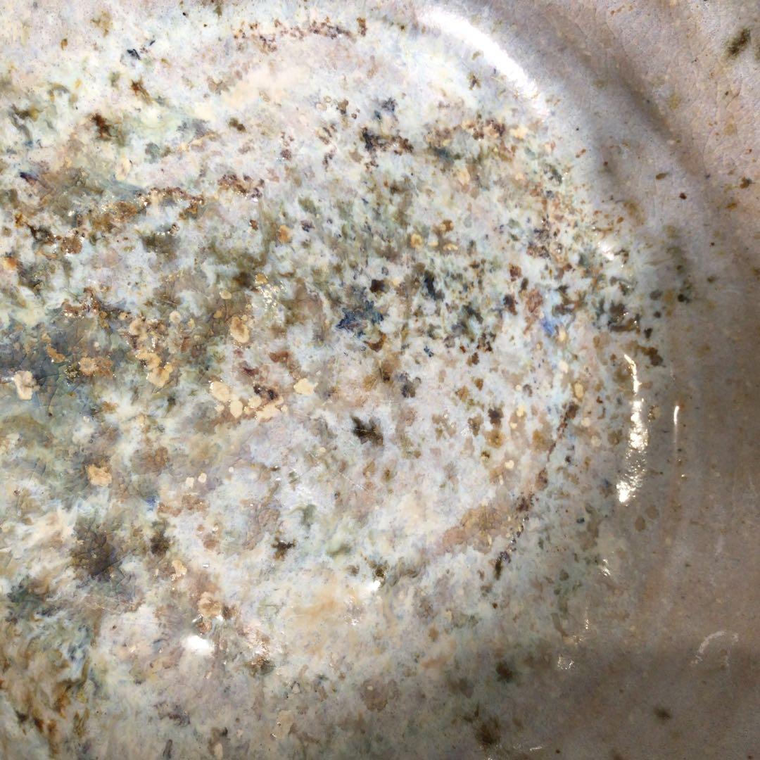 Ｐ６５７　水指　『萩焼』『吉田仙萩造』『平水指』　共箱　茶道具