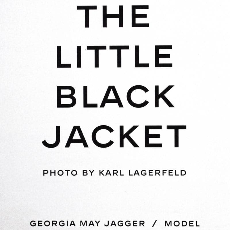 シャネル ジョージア メイ ジャガー/ポスター