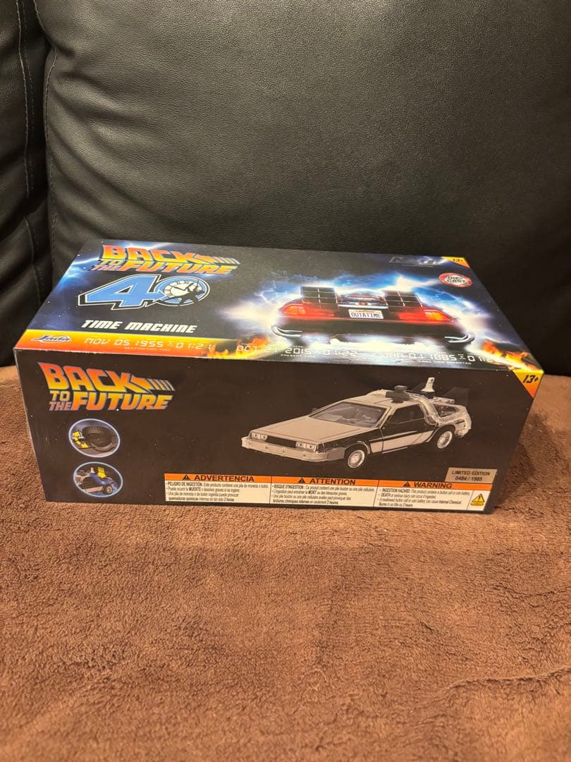 BTTF デロリアン 1/24 JADA 国内限定300台 クローム Ver