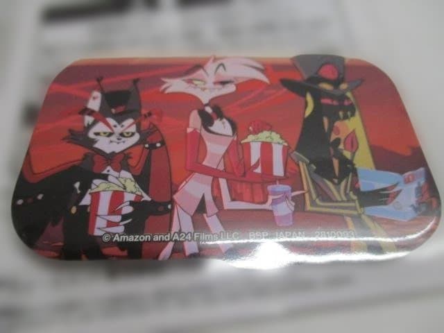 【未開封品】ハズビンホテルへようこそ　スクエア缶バッジ　８点まとめ