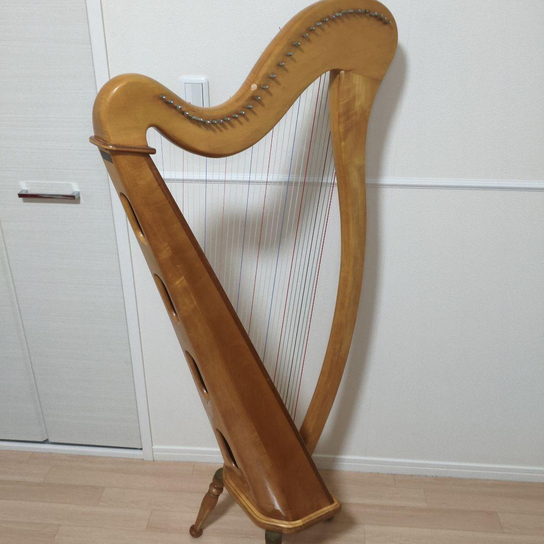 青山 aoyama ハープ 130D 34弦 アイリッシュハープ