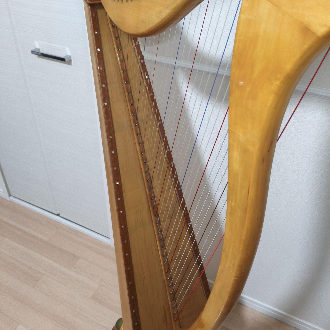 青山 aoyama ハープ 130D 34弦 アイリッシュハープ