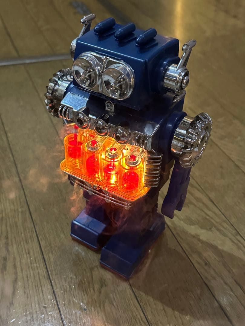 『昭和レトロ玩具』『堀川玩具』スモーキング　エンジン　ロボット