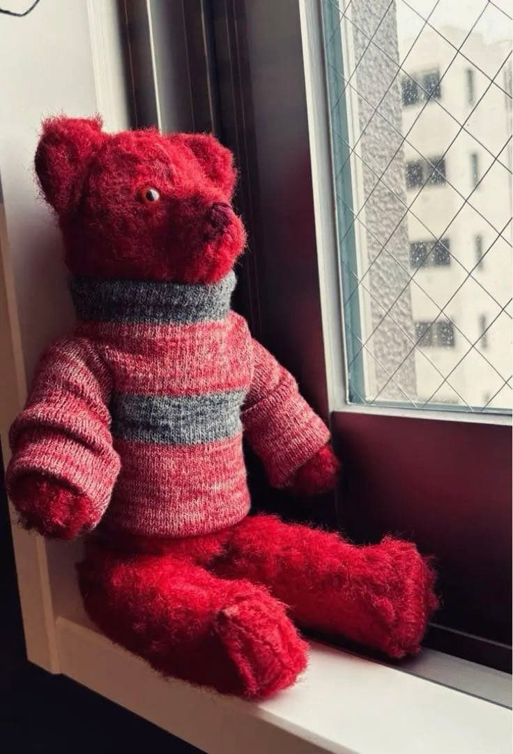 *♢アンティークベア red bear ヴィンテージベア*♢