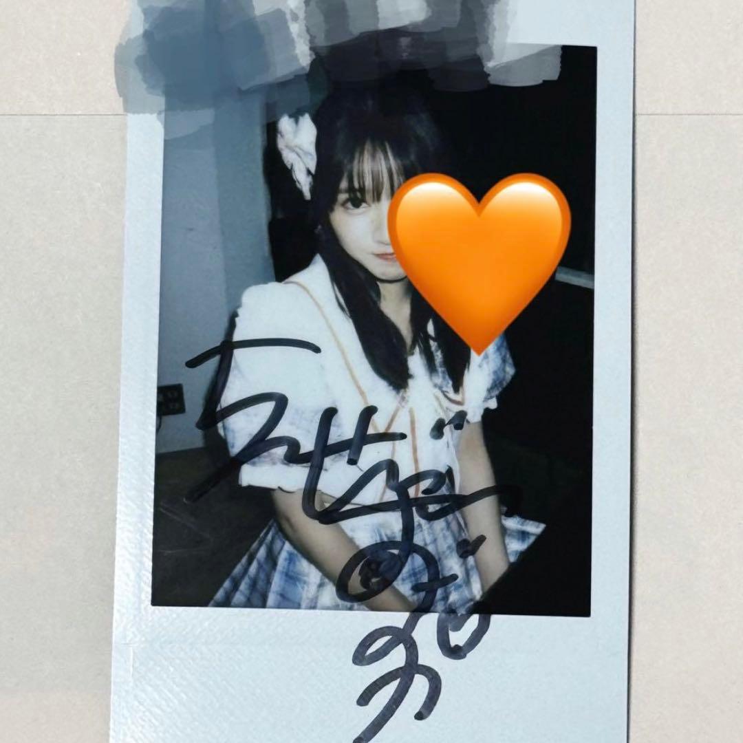 FRUITS ZIPPER 鎮西寿々歌 サイン入り チェキ