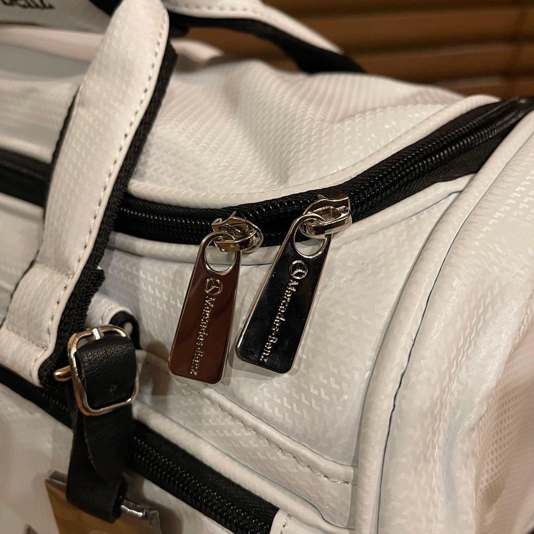 【非売品】 Mercedes Benz ゴルフバッグ ボストンバッグ ホワイト