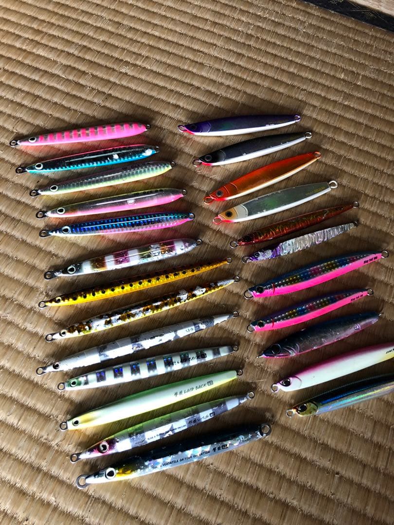 ジグ24本セット！撃投ジグ撃投エアロ撃投ストライクrサーディンステイフォールなど