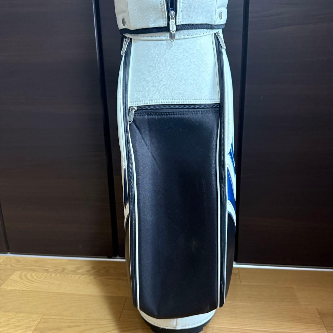 Srixon キャディバッグ ゴルフバッグ ホワイト・ブラック・ブルー