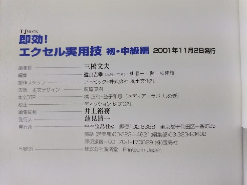 即効エクセル実用技 初・中級編 Microsoft Excel2000 gn