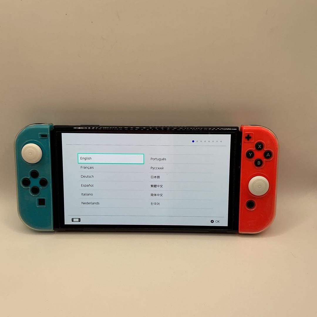 Nintendo Switch 有機ELモデル青/赤　動作確認済み　初期化済み