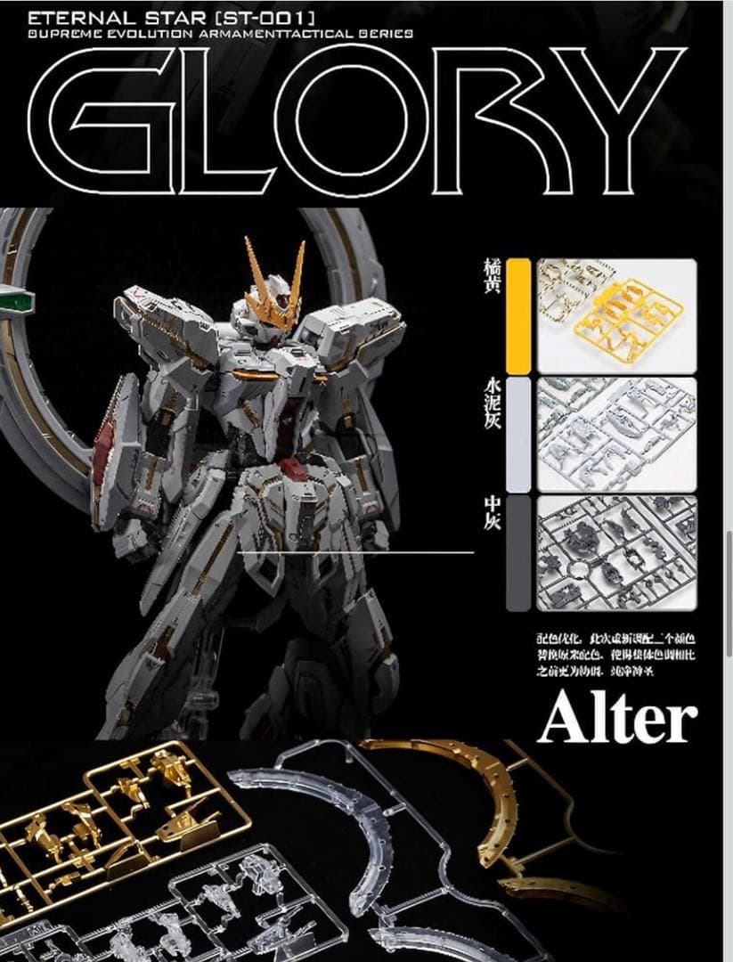 超模力 1/100 ETERNAL STAR GLORY組立式 プラモデル