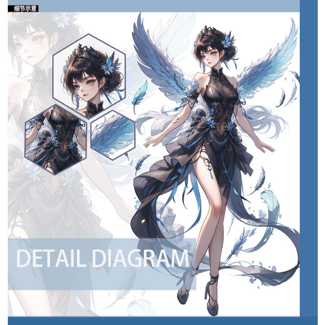 廃盤品✩J852＃宙星神谕(贝壳光)未定义切り売り海外人物女の子AIマステ