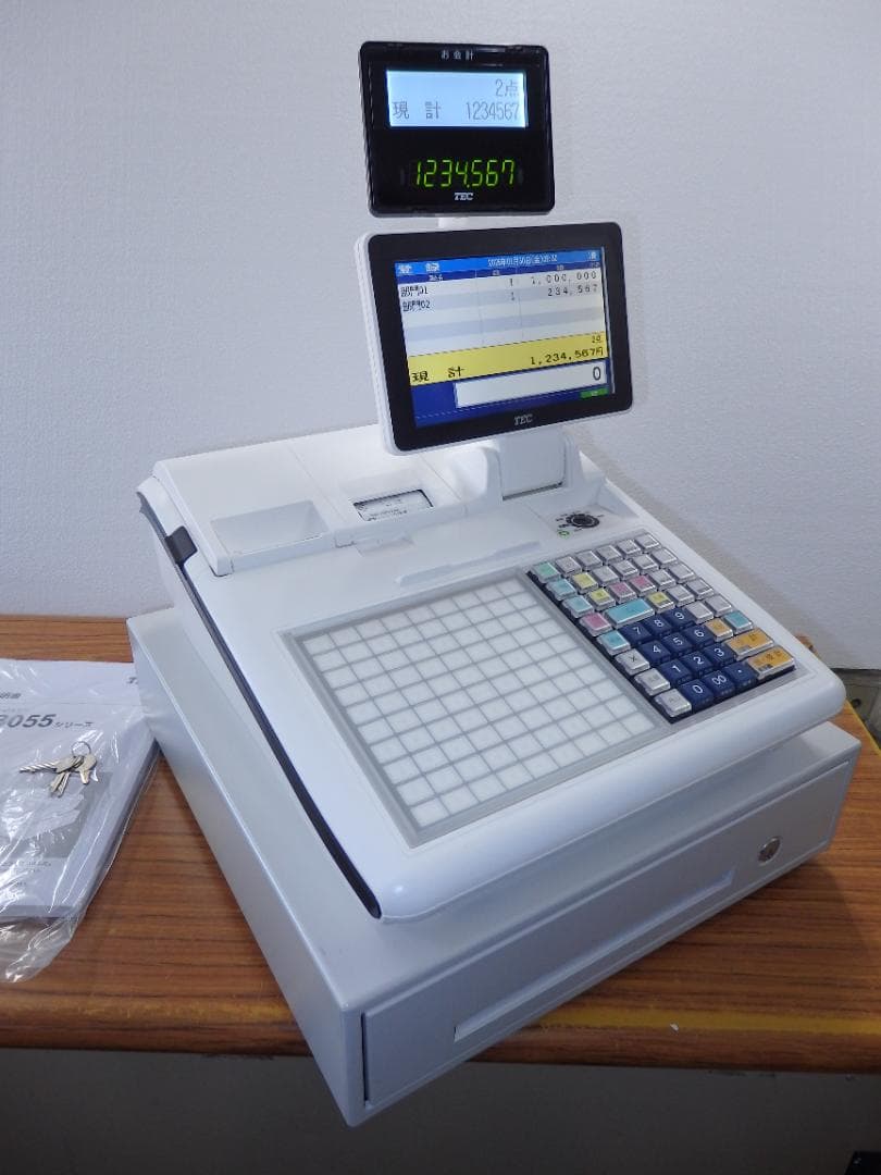 0310 美品 現行機種 設定無料 FS-3055 レジスター 2022年製
