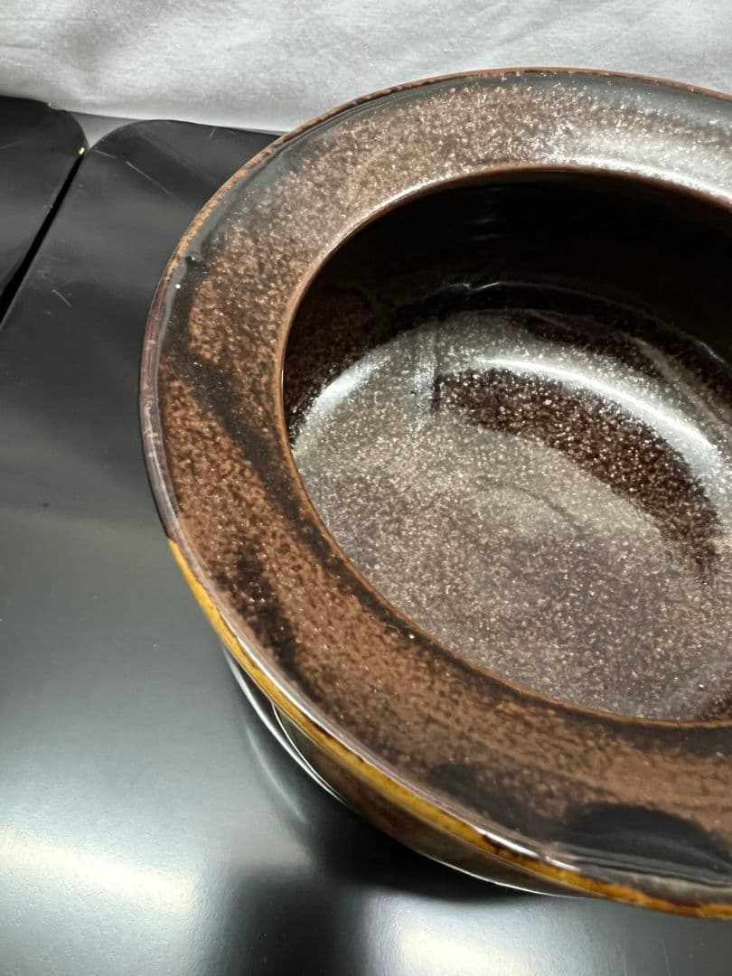 膳所焼 エフゴ建水 陽炎園(かげろうえん) 茶道具