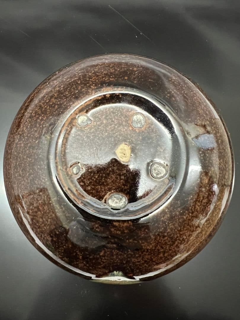 膳所焼 エフゴ建水 陽炎園(かげろうえん) 茶道具