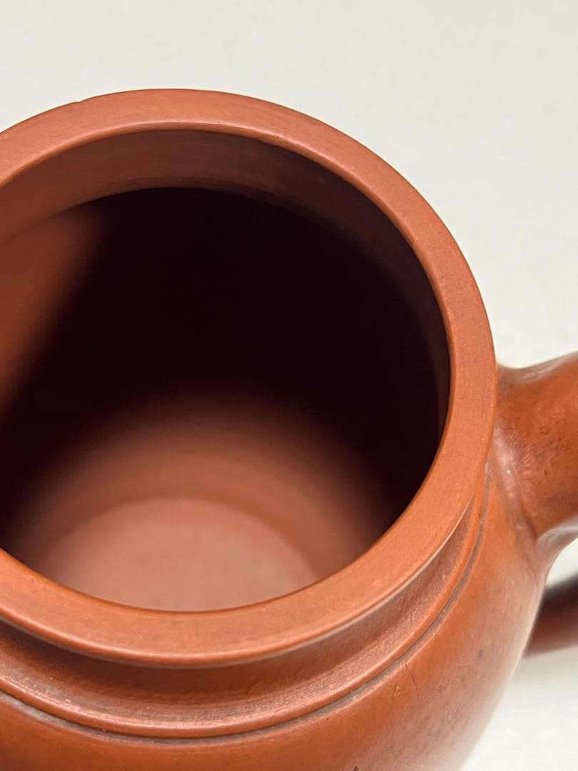 急須　ポット　茶器　朱泥