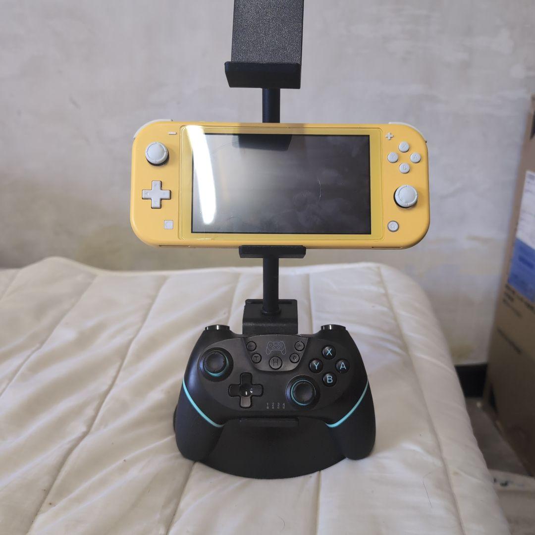 任天堂スイッチライトイエロースプラトゥーン３コントローラー ゲームスタンド