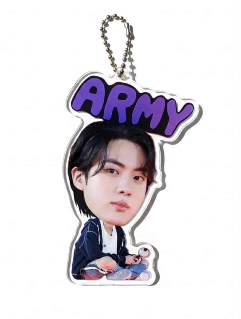 BTS Jin ソクジン ジン 2等身キーホルダー 6cm