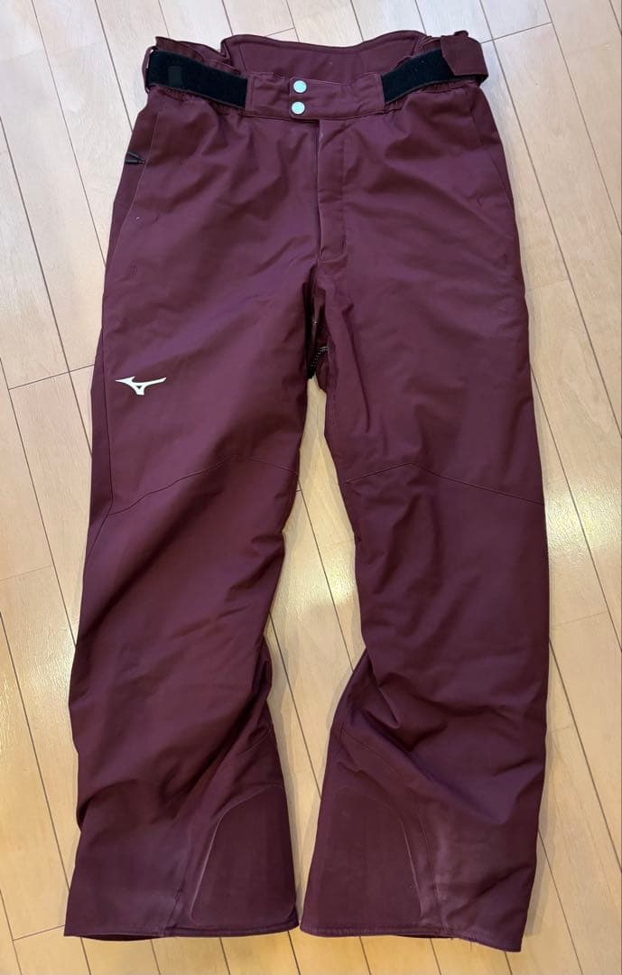 ミズノデモスキーウェア上下セット 2023-2024モデル　紫オレンジ