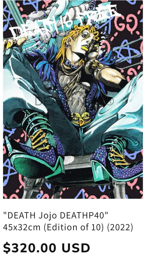 ★世界限定10枚★ DEATH NYC アート ポスター jo101