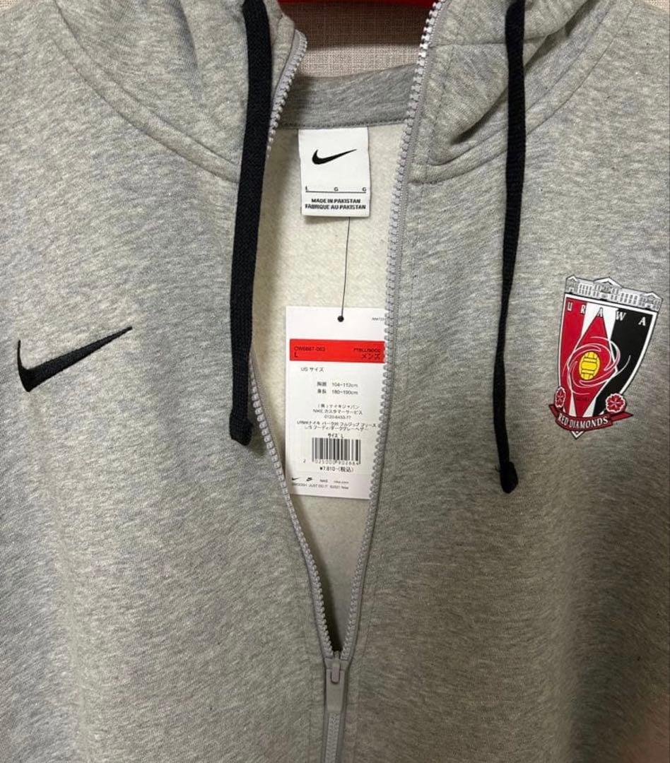 NIKE パーカー　浦和レッズ　サッカー