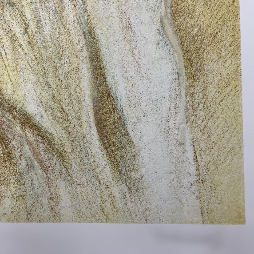 34111010 リトグラフ 版画　外国作家サインあり「髪を結う女性」