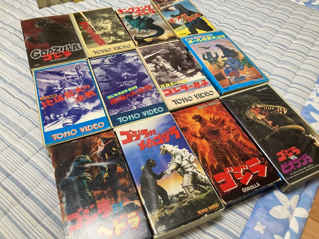 レア　ゴジラ　VHSビデオ12本　東宝特撮　少年リック　酒井ゆうじ　エクスプラス