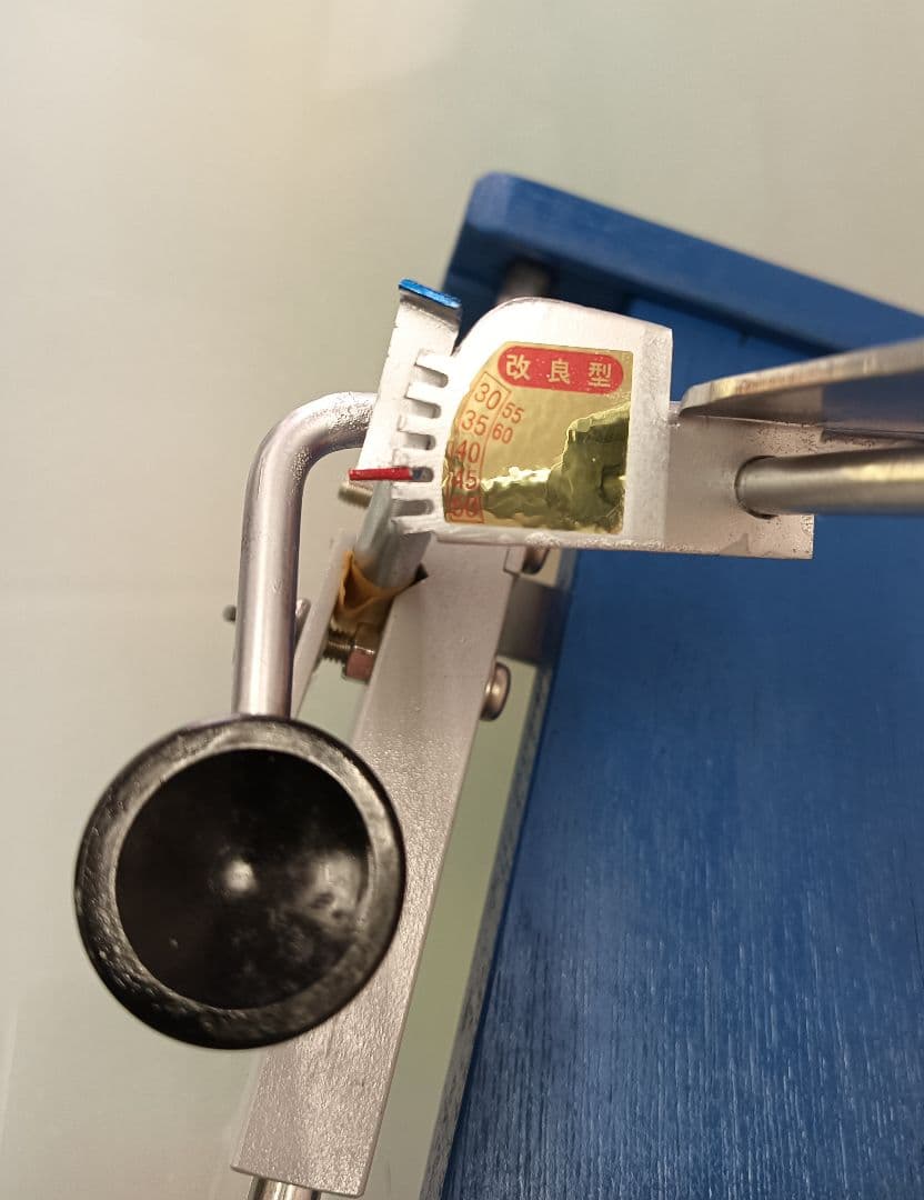 精密鋏研磨機（大熊式研磨機リメイク型）完全調整済スキ鋏付き！！