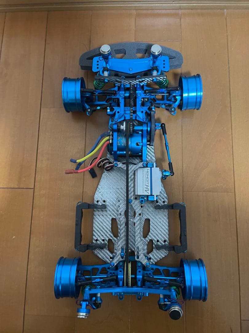 【希少/未走行】タミヤ TA-05 コンバージョン スクエア ホワイトカーボン