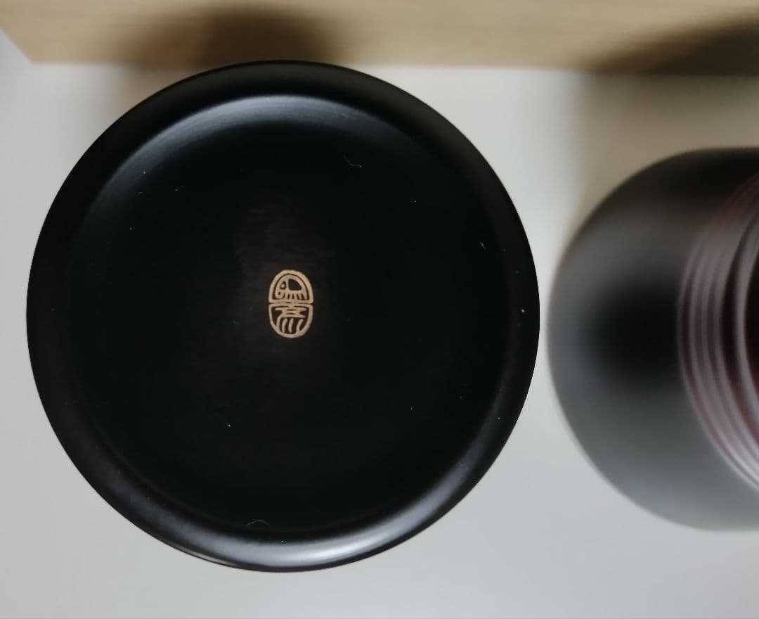 京都　平安象彦　波文筋ショートカップ　2客