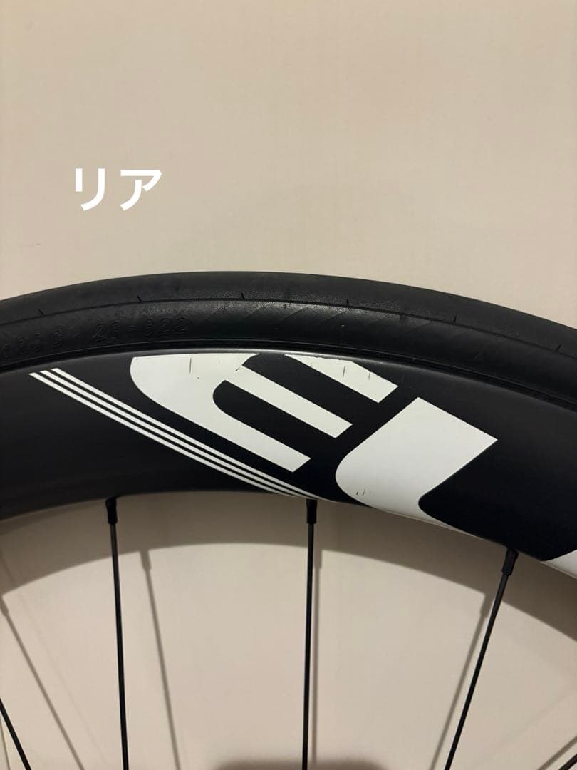 ELITEWHEELS エッジ白デカール　タイヤ付ディスク