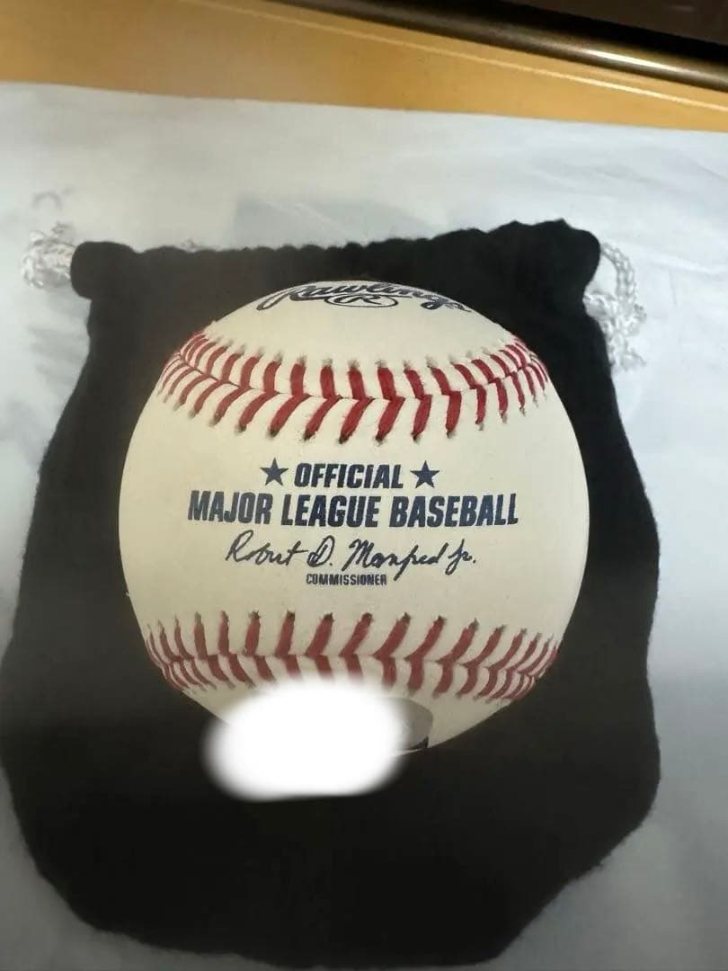 MLB ブレーブス マット・オルソン選手　直筆サイン ボール