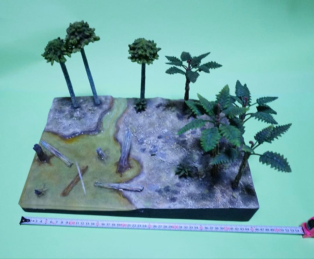 超激レア　フェバリット　ジオラマ　恐竜 3体付き（ティラノサウルスなど）