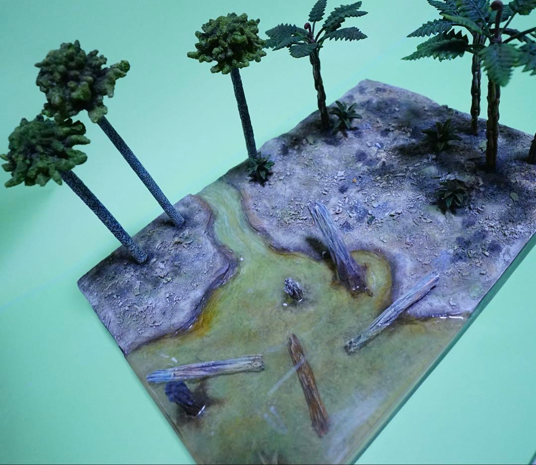 超激レア　フェバリット　ジオラマ　恐竜 3体付き（ティラノサウルスなど）