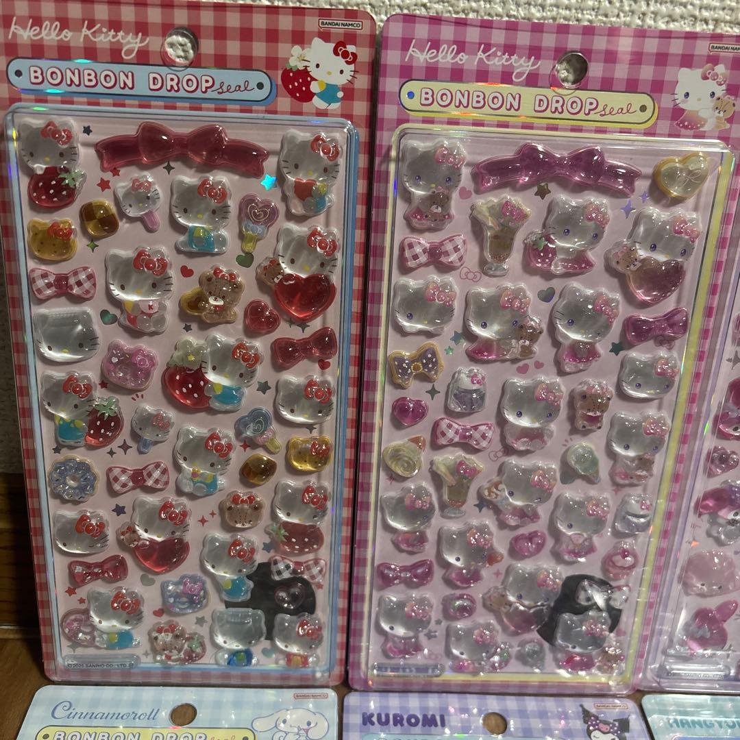 【公式】 サンリオ ボンボンドロップシール 第2弾 全種セット コンプリート