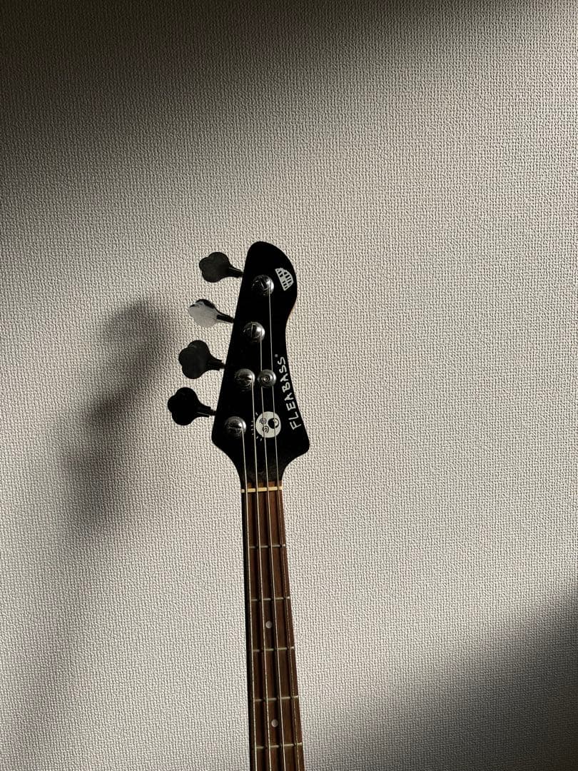 Fleabass エレキベース ブラック ギグバッグ付き