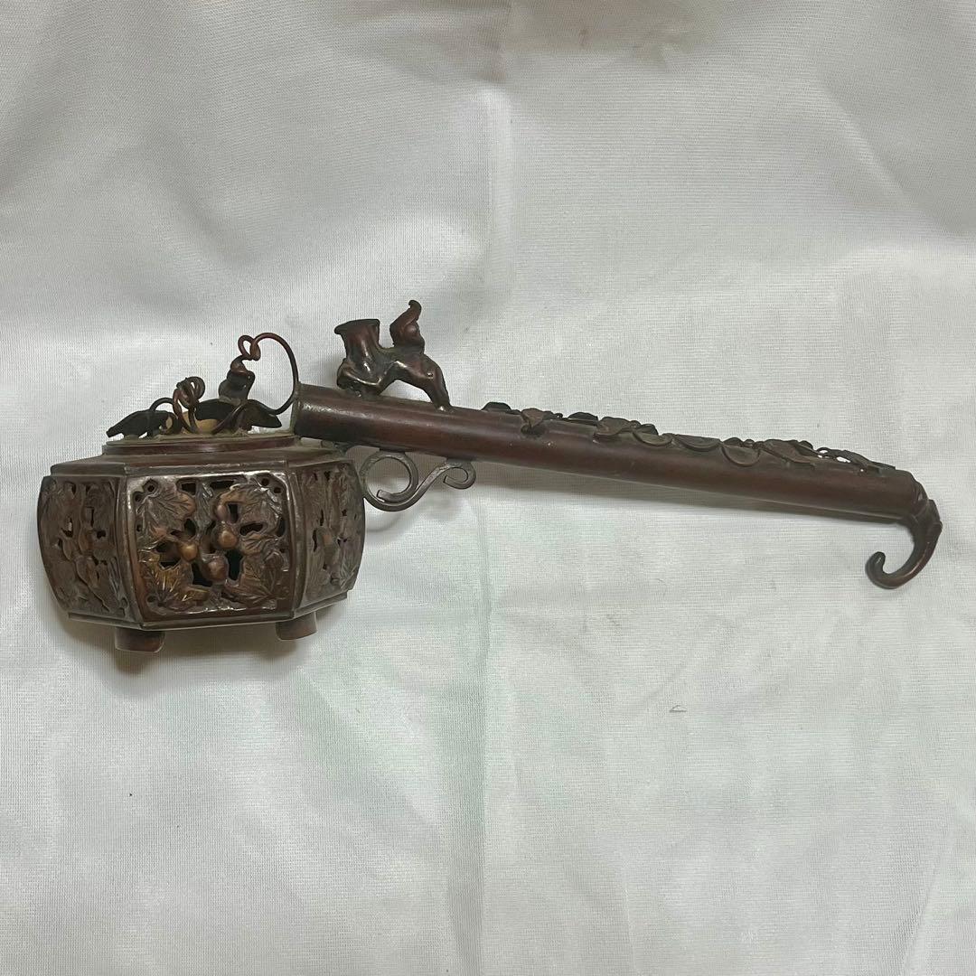 希少 !! 矢立　香炉　墨壺　筆入れ