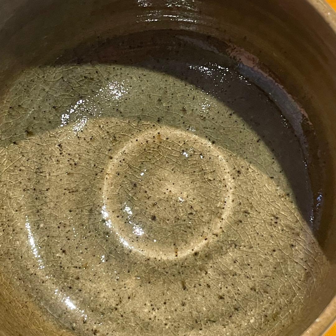 新品未使用　因久山焼　茶碗　抹茶碗　窯元　良憲　茶道具　コレクション　一点もの