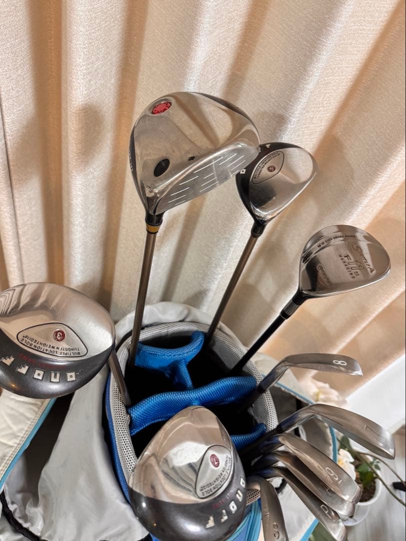 中古、美品、ONOFF アイアン ドライバー ナイキゴルフバッグセット