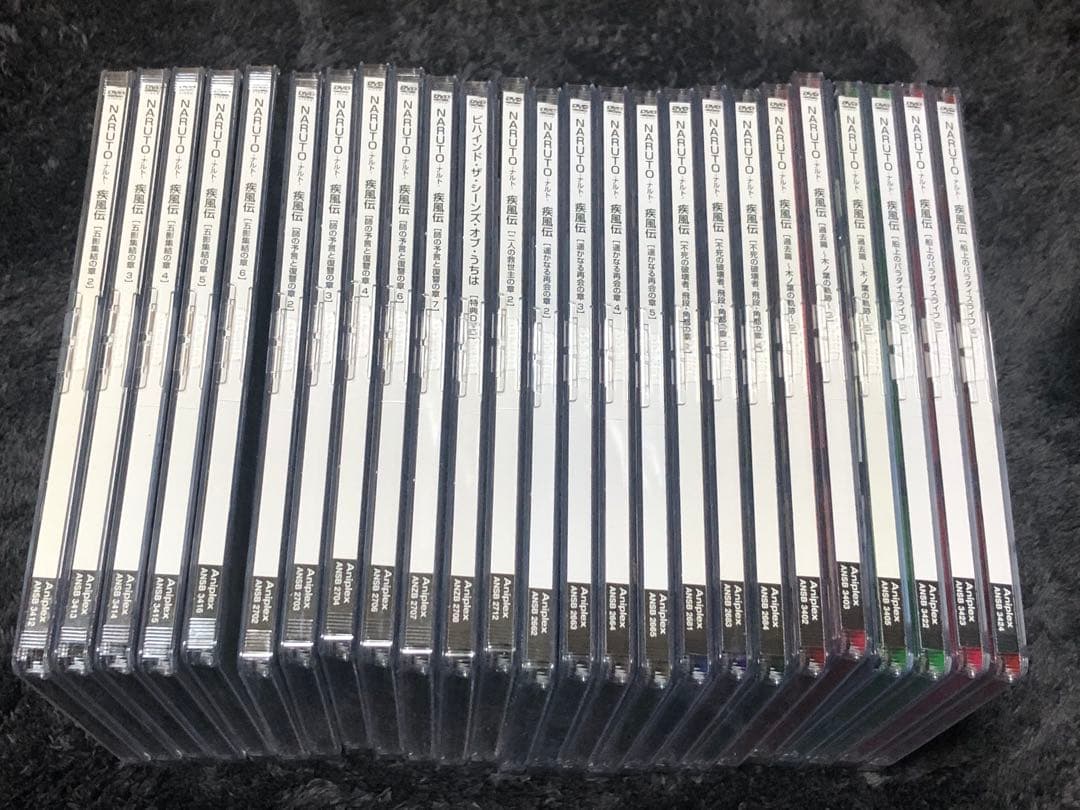 NARUTO 疾風伝 DVD 初回限定 特典付き セル版 25本セット