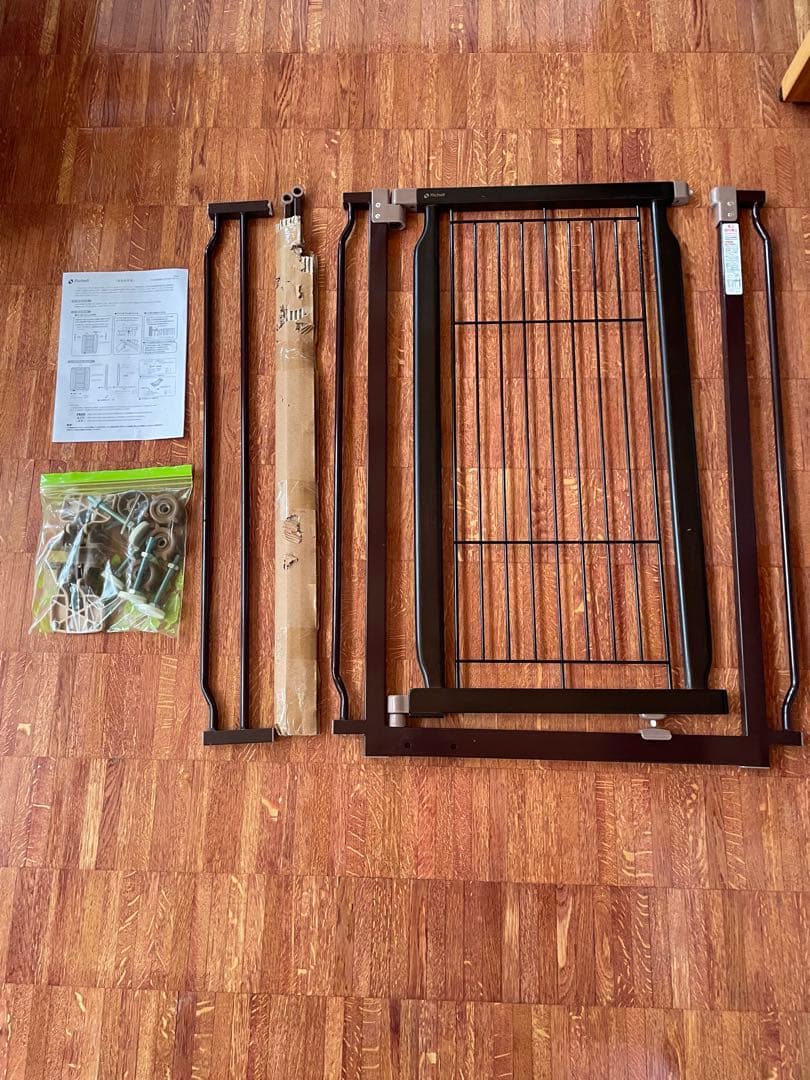 リッチェルペット用木製ハンズフリーゲート/ペダルなし