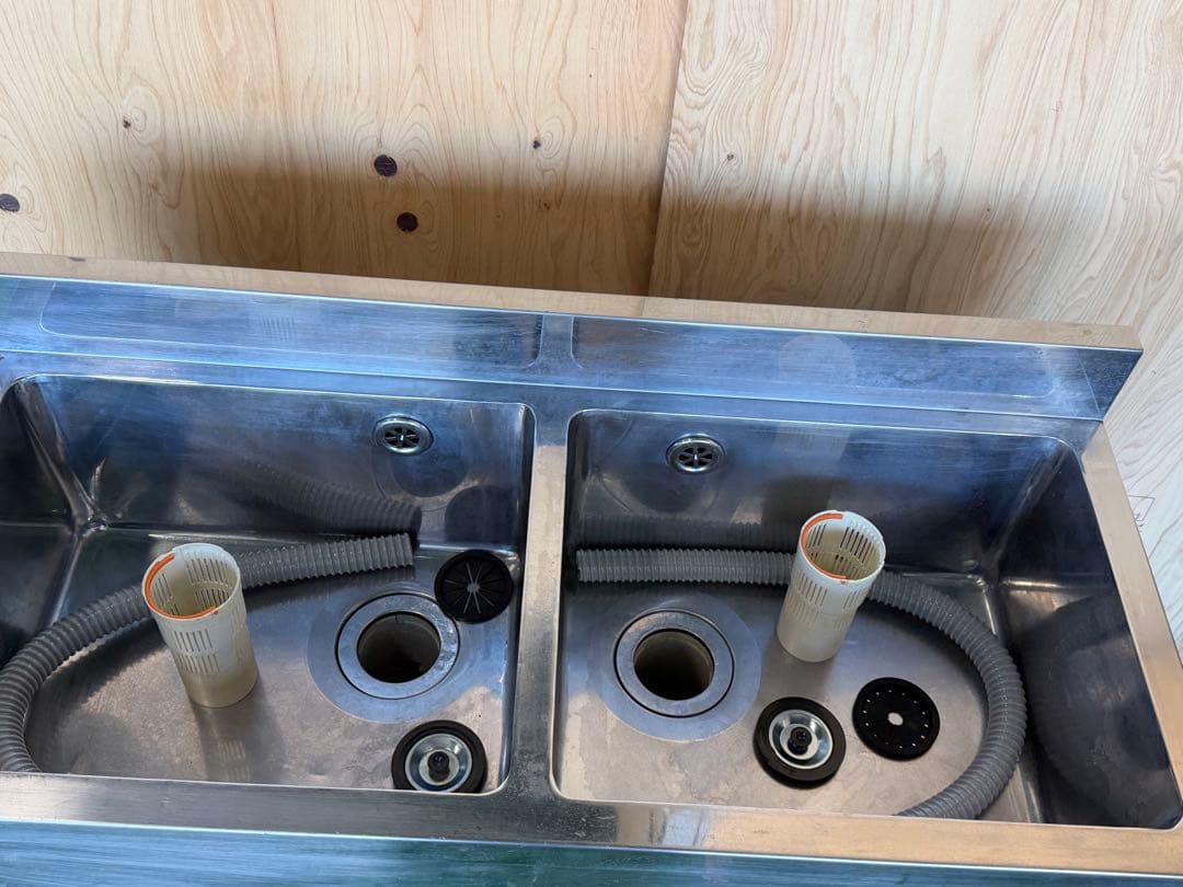 2槽シンク 1000x450x800(+90)