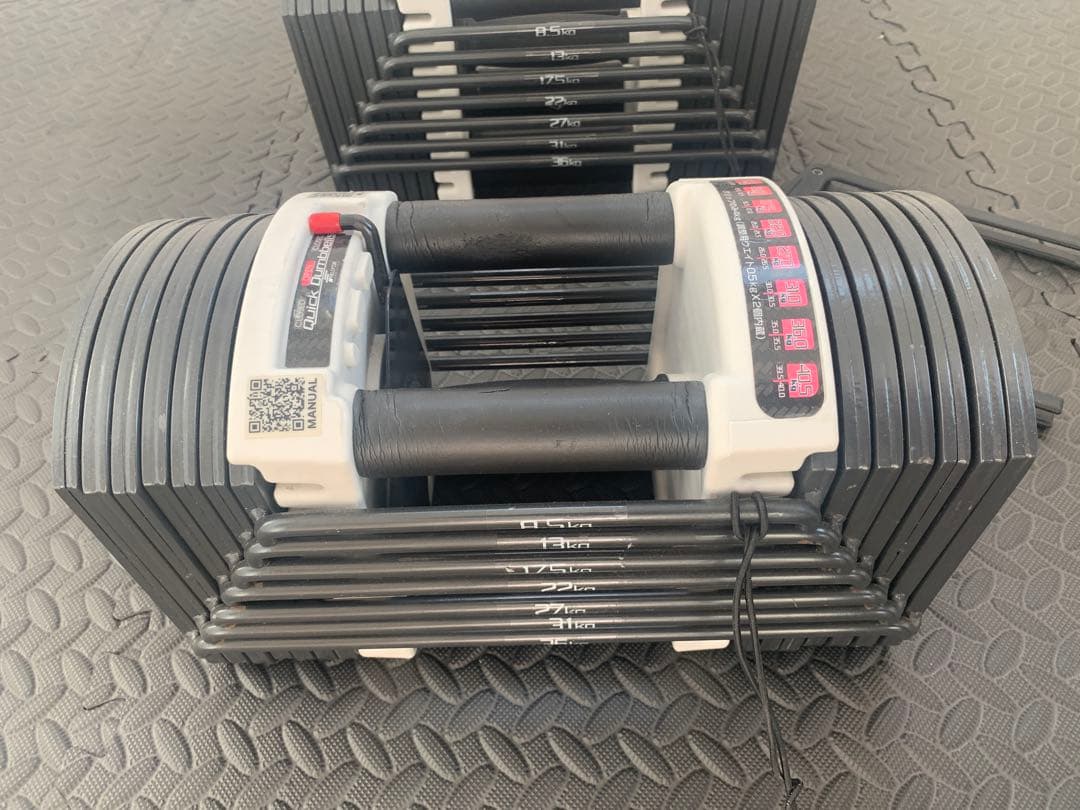 直接引渡し FIELDOOR 可変式ダンベル ブロックダンベル クイックダンベル