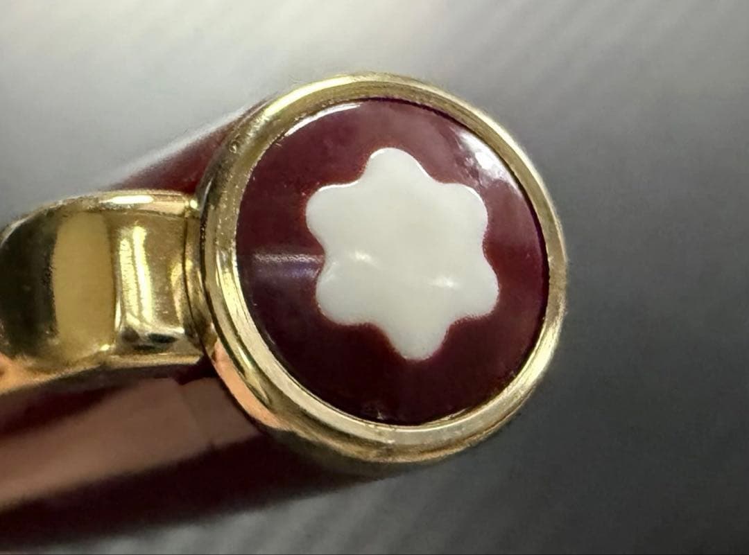 極美品 モンブラン クラシック 万年筆 ボルドー EF 極細字