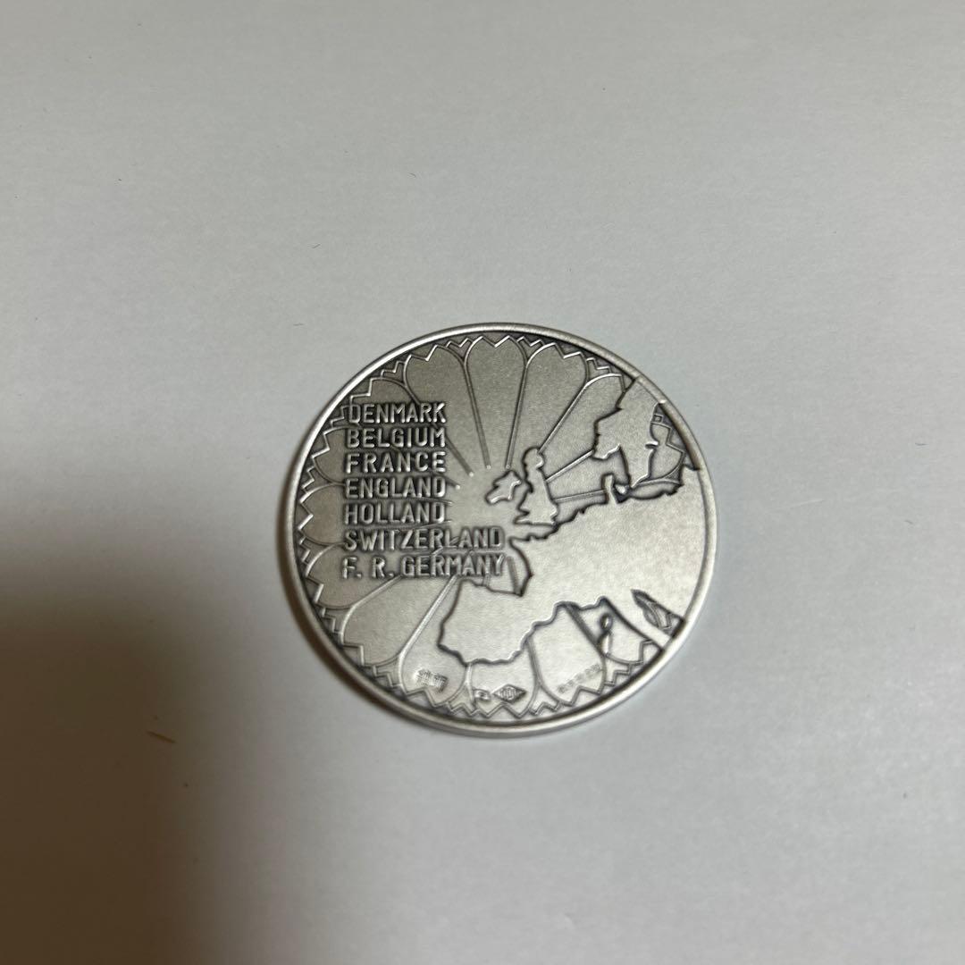 天皇皇后両陛下御訪欧記念銀メダル