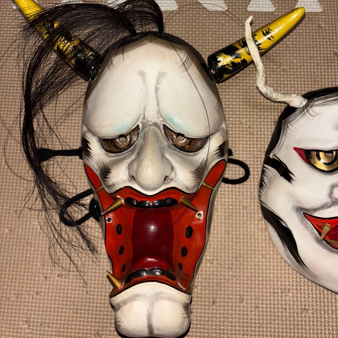 石見神楽面　般若　殺生石